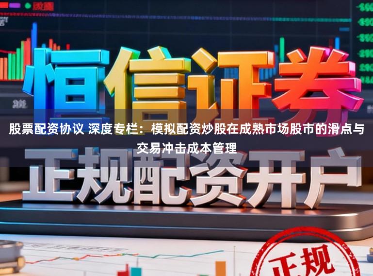 股票配资协议 深度专栏：模拟配资炒股在成熟市场股市的滑点与交易冲击成本管理