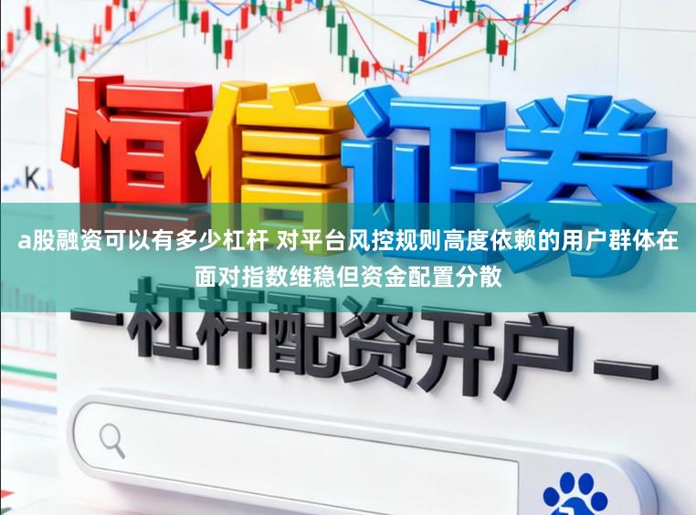 a股融资可以有多少杠杆 对平台风控规则高度依赖的用户群体在面对指数维稳但资金配置分散