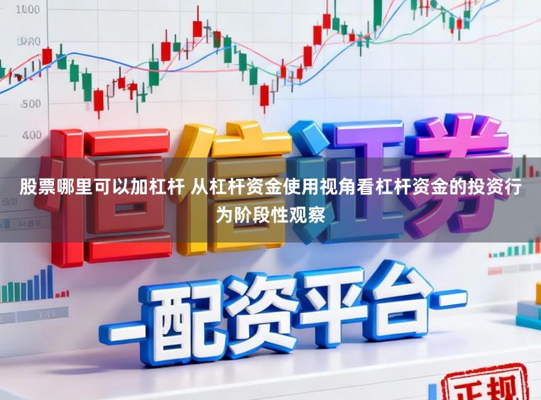股票哪里可以加杠杆 从杠杆资金使用视角看杠杆资金的投资行为阶段性观察