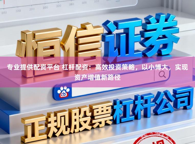 专业提供配资平台 杠杆配资：高效投资策略，以小博大，实现资产增值新路径